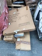 4 X ASSORTED ITEMS TO INCLUDE 5FT TRESTLE TABLE (COLLECTION OR OPTIONAL DELIVERY)