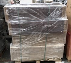 PALLET OF ASSORTED BED PARTS TO INCLUDE GREY DIVAN BASE (COLLECTION OR OPTIONAL DELIVERY) (KERBSIDE PALLET DELIVERY)