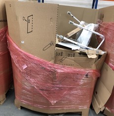 PALLET BOX OF ASSORTED ITEMS TO INCLUDE TOILET SEAT IN WHITE (COLLECTION OR OPTIONAL DELIVERY) (KERBSIDE PALLET DELIVERY)