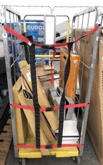 CAGE OF ASSORTED ITEMS TO INCLUDE ELECTRIC WINDOW REGULATORS (COLLECTION OR OPTIONAL DELIVERY) (KERBSIDE PALLET DELIVERY)