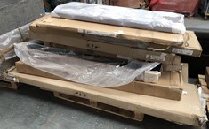 PALLET OF ASSORTED ITEMS TO INCLUDE NEVADA 6 DOOR 2 DRAWER WARDROBE (BOX 4 OF 4 ONLY AND 1 OF 4 ) (COLLECTION OR OPTIONAL DELIVERY) (KERBSIDE PALLET DELIVERY)