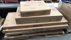 PALLET OF ASSORTED FURNITURE PARTS TO INCLUDE WING PANEL STORAGE BED IN STEEL (BOX 3 OF 3) (COLLECTION OR OPTIONAL DELIVERY) (KERBSIDE PALLET DELIVERY)