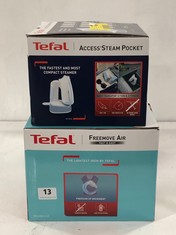 TEFAL ACCESS STEAM POCKET STEAMER AND TEFAL FREEMOVE AIR FAST & EASY IRON (DELIVERY ONLY)