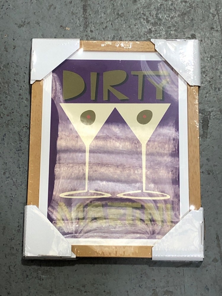 John Pye Auctions JOHN LEWIS EAST END PRINTS GIN & TONIC FRAMED PRINT