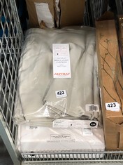 2 X ANYDAY JOHN LEWIS PENCIL PLEAT CURTAINS - ARLO - MIXED SIZES 167X137CM / 167X228CM (DELIVERY ONLY)