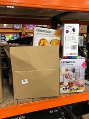BOX OF ASSORTED ITEMS TO INCLUDE KENWOOD CLEVERMIXX 400 WATT (DELIVERY ONLY)