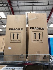 2 X CURVER 40L DECO BINS (DELIVERY ONLY)