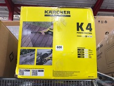 K'A'RCHER K4 POWER CONTROL HIGH PRESSURE WASHER - RRP £208 (DELIVERY ONLY)