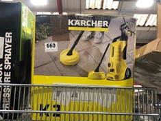 K'A'RCHER K2 HIGH PRESSURE WASHER - RRP £119 (DELIVERY ONLY)