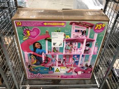 BARBIE DREAMHOUSE 3 STORY DOLL HOUSE WITH SLIDE -RRP £150 (DELIVERY ONLY)