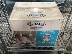 GRACO MOVE WITH ME SOOTHER BABY SWING - RRP £150 (DELIVERY ONLY)
