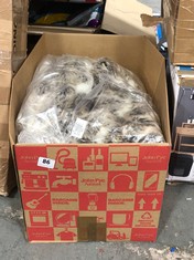 BOX OF ASSORTED JOHN LEWIS ITEMS TO INCLUDE JOHN LEWIS FAUX FUR THROW (DELIVERY ONLY)