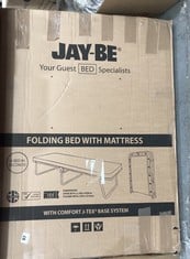 JAY-BE FOLDING BED WITH MATTRESS - RRP £139 (DELIVERY ONLY)