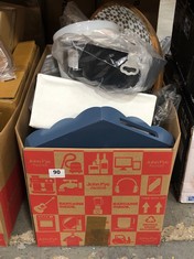 BOX OF ASSORTED JOHN LEWIS ITEMS TO INCLUDE JOHN LEWIS GLASS WEIGHING SCALES (DELIVERY ONLY)