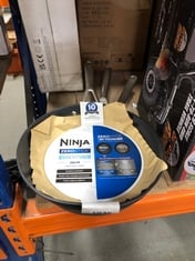 3 X ASSORTED PANS TO INCLUDE NINJA ZEROSTICK ESSENTIALS 28CM FRYING PAN (DELIVERY ONLY)