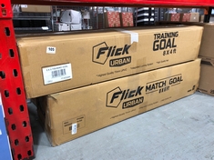 FLICK URBAN TRAINING GOAL 8 X 4FT TO INCLUDE FLICK URBAN MATCH GOAL 8 X 6FT (DELIVERY ONLY)