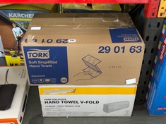 TORK SOFT SINGLEFOLD HAND TOWEL 15 PACK TO INCLUDE PURE CELLULOSE HAND TOWEL V-FOLD 15 PACK (DELIVERY ONLY)