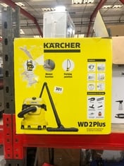 KARCHER WD 2 PLUS WET & DRY VACUUM CLEANER 1.628-002.0 (DELIVERY ONLY)