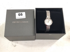 EMPORIO ARMANI WOMEN'S STAINLESS STEEL WATCH AR2511 - RRP £128 (DELIVERY ONLY)