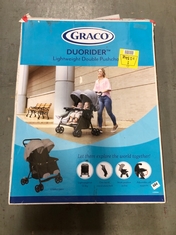 GRACO DUORIDER DOUBLE PUSHCHAIR RRP £149.95 (DELIVERY ONLY)