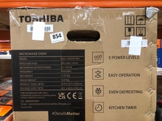 TOSHIBA 800W MICROWAVE OVEN MW2-AM20PF(BK) (DELIVERY ONLY)