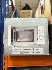 DAEWOO 20L 800W MICROWAVE OVEN WHITE (DELIVERY ONLY)