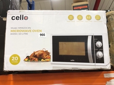 CELLO 20L 800W MICROWAVE OVEN MM820CXN (DELIVERY ONLY)