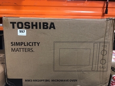 TOSHIBA 800W MICROWAVE OVEN MW2-AM20PF(BK) (DELIVERY ONLY)