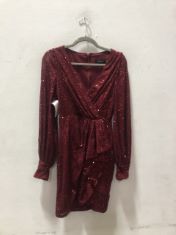 X20 WOMEN’S ASSORTED CLOTHING SIZE SMALL TO INCLUDE RED SPARKLY DRESS. (DELIVERY ONLY)
