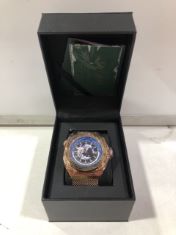 1 X GAMAGES ATLAS ROSE WATCH . (DELIVERY ONLY)