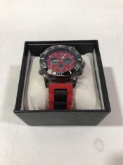 1 X SAMUEL JOSEPH MULTI FUNCTIONAL RED WATCH . (DELIVERY ONLY)