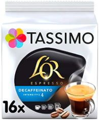 6 X TASSIMO 80 COFFEE CAPSULES COMPATIBLE BOSCH, INTENSITY 06. (DELIVERY ONLY)