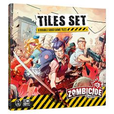 QTY OF ITEMS TO INLCUDE BOX OF ASSORTED KIDS ITEMS TO INCLUDE ZOMBICIDE 2ND EDITION TILES SET STRATEGY BOARD GAME COOPERATIVE GAME FOR TEENS AND ADULTS ZOMBIE BOARD GAME AGES 14+ 1-6 PLAYERS AVG. PLA