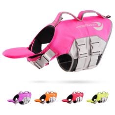 QTY OF ITEMS TO INLCUDE BOX OF ASSORTED PET ITEMS TO INCLUDE THINKPET DOG LIFE JACKET REFLECTIVE LIFESAVER FLOATING VEST ADJUSTABLE, PIGS WITH HAIR, LATEX 10 CM. (DELIVERY ONLY)