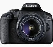 CANON EOS 2000D EF-S 18-55MM IS II KIT CAMERA (ORIGINAL RRP - £520.00) IN BLACK. (WITH BOX) [JPTC67827]