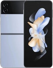 SAMSUNG GALAXY Z FLIP 4 128GB PHONE (ORIGINAL RRP - £399.99) IN BLUE. (UNIT ONLY) [JPTC67944]