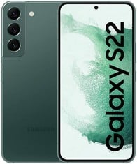 SAMSUNG GALAXY S22 5G PHONE (ORIGINAL RRP - £769.00) IN GREEN. (WITH BOX) [JPTC67960]