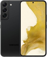SAMSUNG GALAXY S22 5G PHONE (ORIGINAL RRP - £769.00) IN BLACK. (WITH BOX) [JPTC67957]