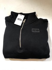 2 X ASSORTED HERA CLOTHING TO INCLUDE WOMENS COLLECTIVE CROPPED SWEATSHIRT BLACK SIZE LG (DELIVERY ONLY)