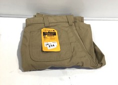 CARHARTT RELAXED FIT CARGO WORK PANT KHAKI SIZE 33/34 (DELIVERY ONLY)