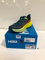 HOKA M SPEEDGOAT 5 TRAINERS BLUE/ORANGE/YELLOW SIZE 9.5 RRP- £140 (DELIVERY ONLY)