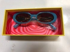 2 X LEHITS LE SPECS BLUE SUNGLASSES (DELIVERY ONLY)