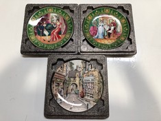 3 X LIMOGES COLLECTOR'S PLATES, 2 FEATURING NAPOLEON BONAPARTE (DELIVERY ONLY)
