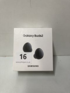 SAMSUNG GALAXY BUDS 2 WIRELESS EARBUDS MODELl SM-R177 - ONYX (BOXED) - RRP.£94