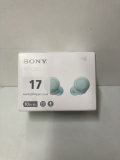 SONY WF-C500 WIRELESS EARBUDS - ICE GREEN (BOXED)
