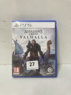 PLAYSTATION 5 ASSASSINS CREED VALHALLA CONSOLE GAME (18+ ID REQUIRED)