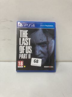 PLAYSTATION 4 THE LAST OF US PART II CONSOLE GAME (18+ ID REQUIRED)