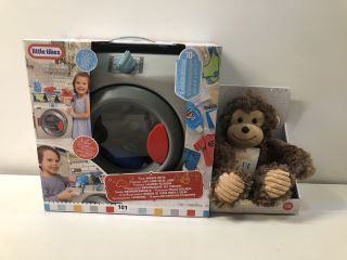 2 X ASSORTED ITEMS TO INCLUDE LITTLE TIKES FIRST WASHER DRYER
