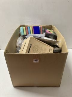 BOX OF ASSORTED ITEMS TO INCLUDE LED STRIP LIGHTS