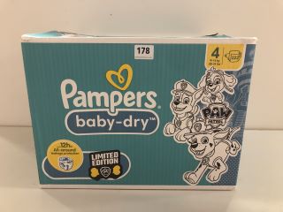 PAMPERS BABY-DRY LIMITED EDITION NAPPIES